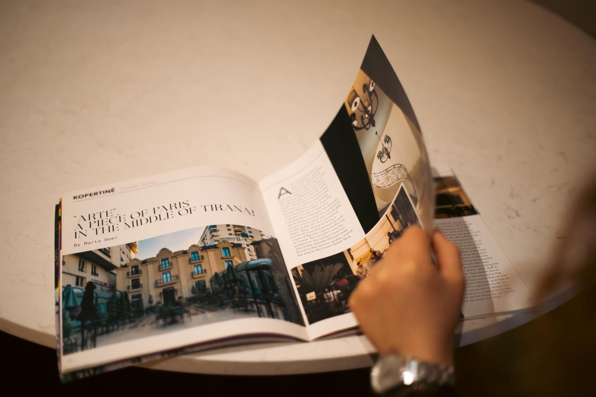 Arte Boutique Hotel Тирана Екстериор снимка